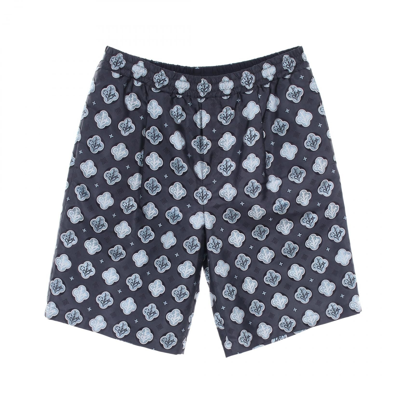 Louis Vuitton Pajama Shorts Gres Gray Multicolor Pants Rm 231f Mu 0 Hofp 2w
