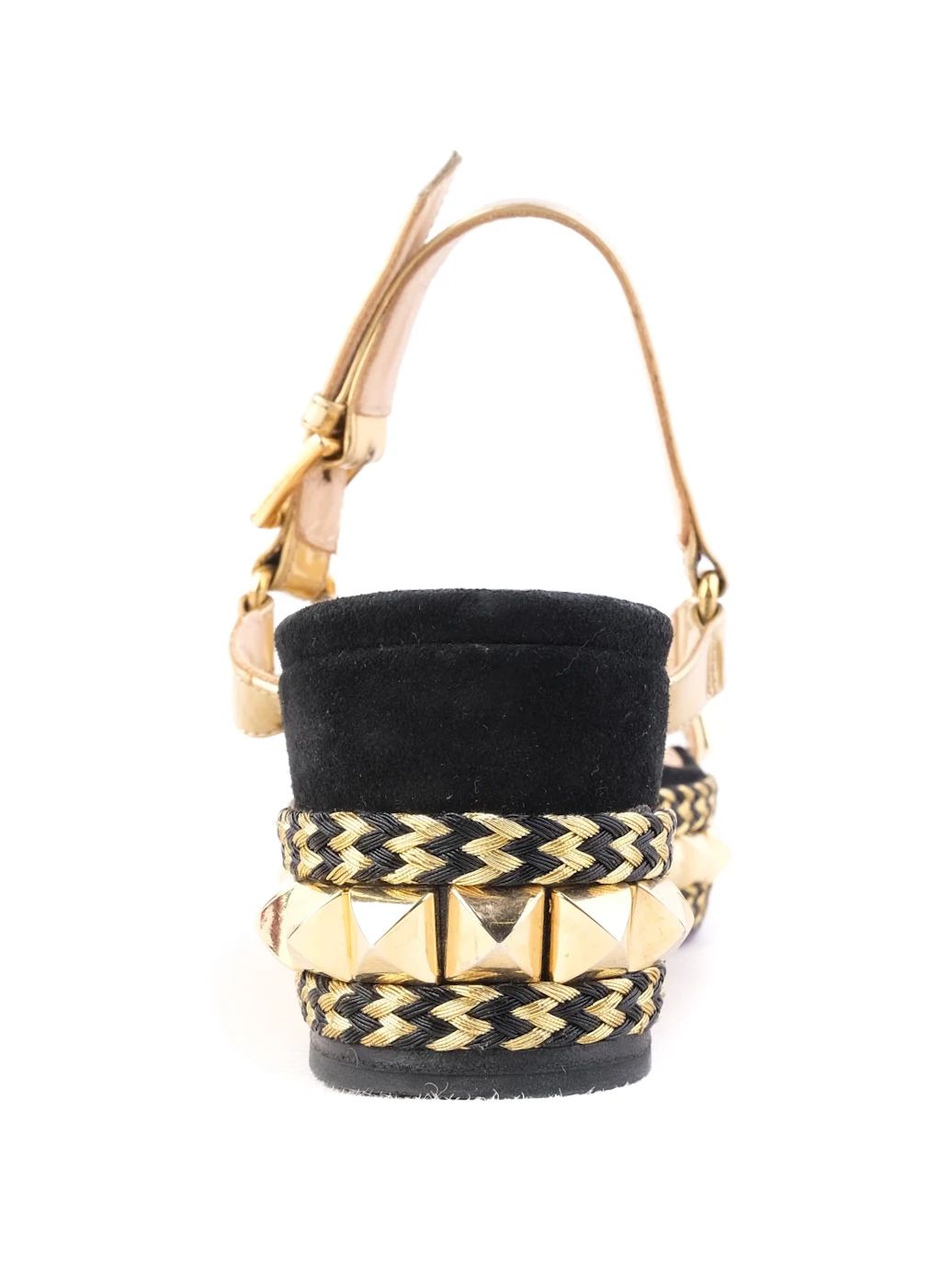 Excellent Christian Louboutin Yellow Platform Sandals Size 37