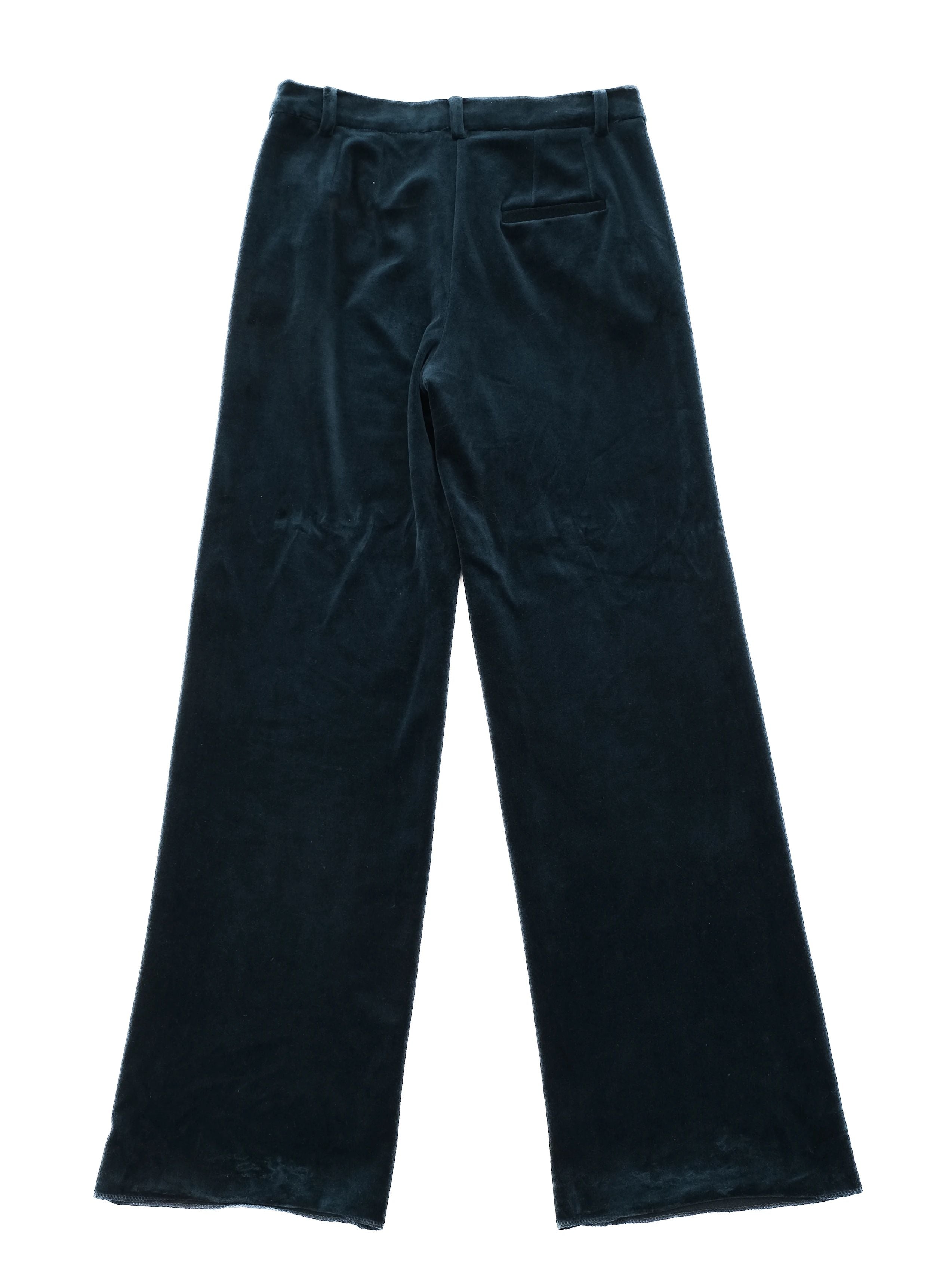 Excellent Marella Green Velvet Pants Size S Women&