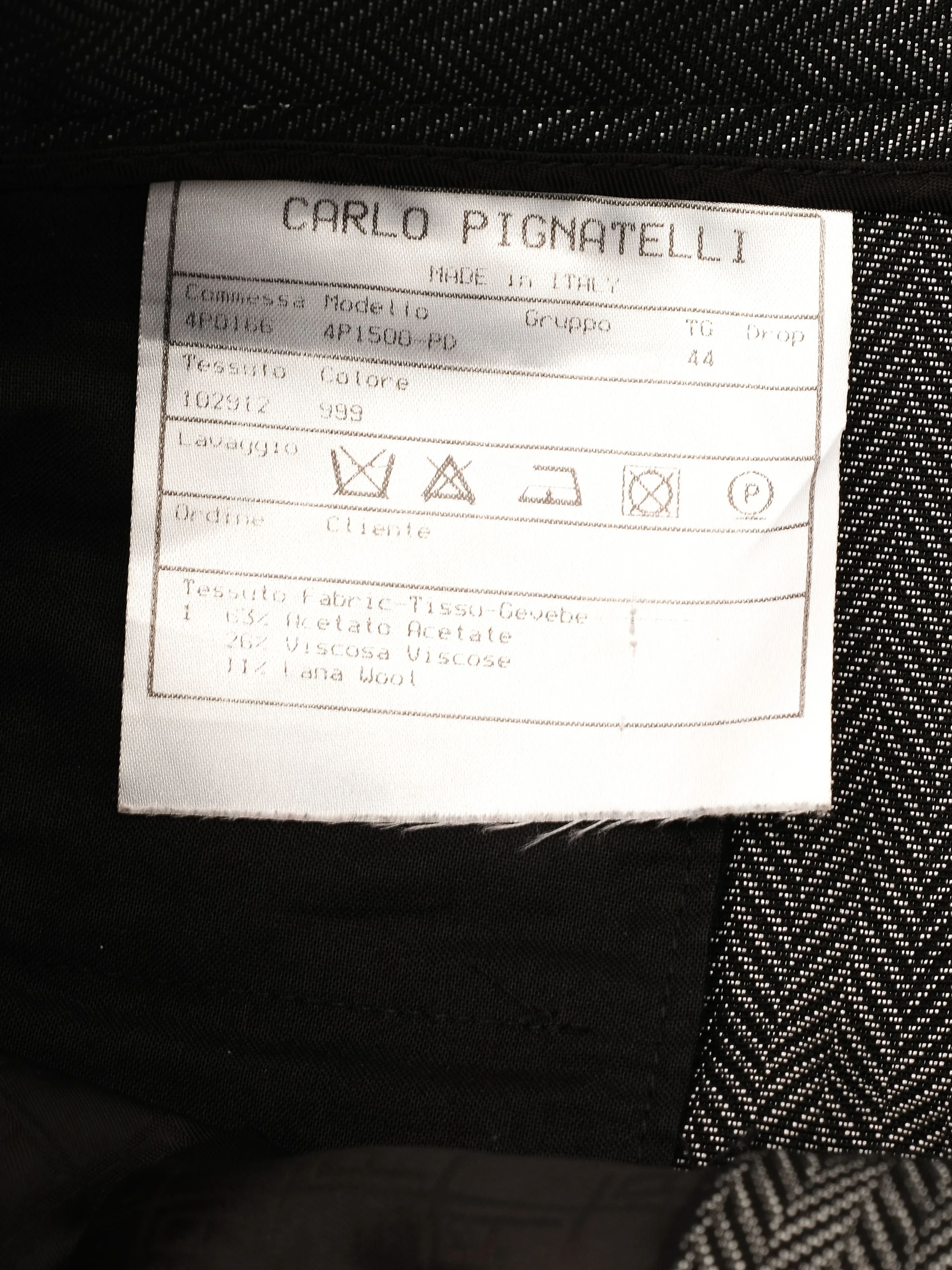 Excellent Carlo Pignatelli Gray Wool Blazer Size L Women&