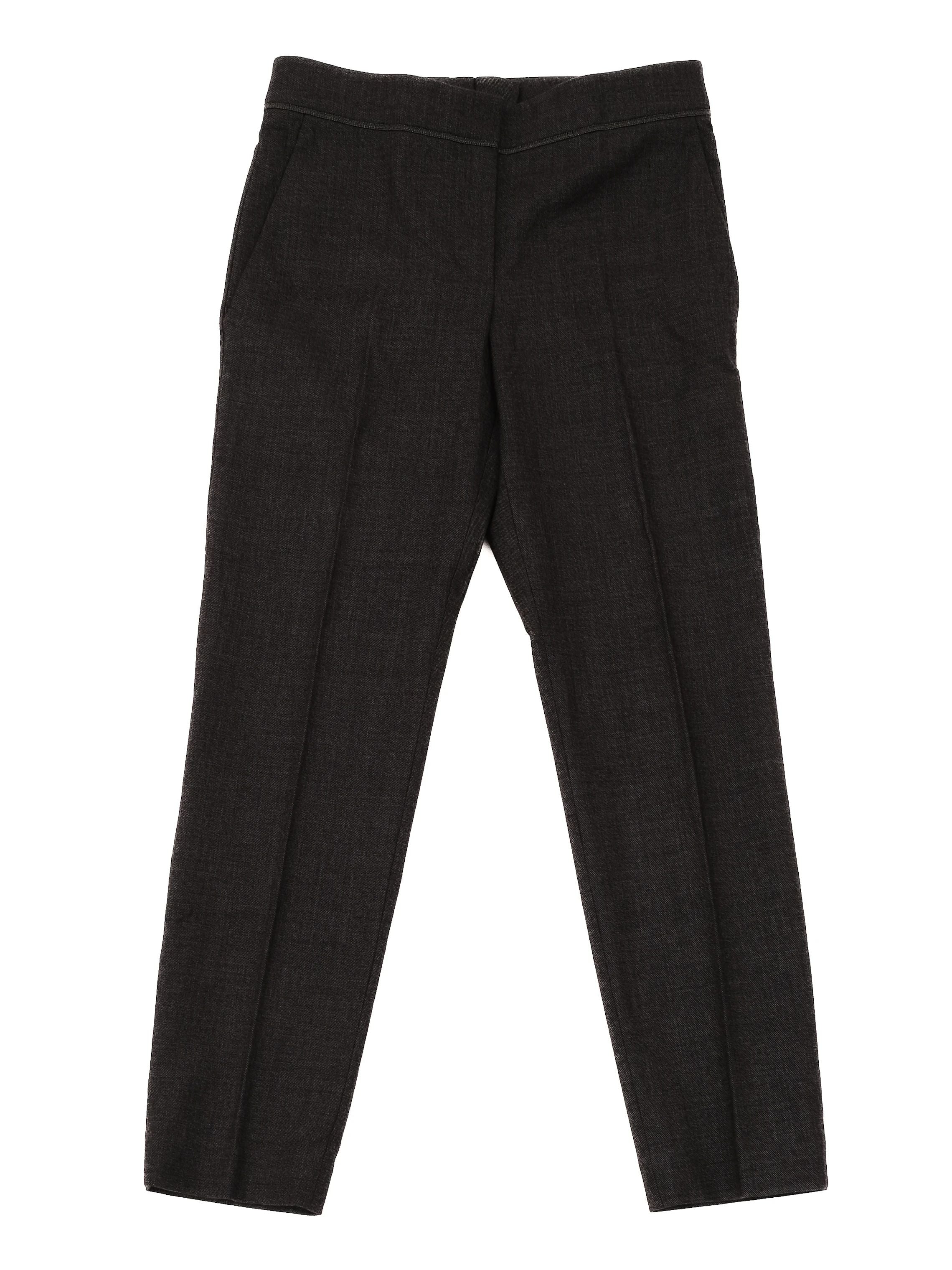Perfect Brunello Cucinelli Gray Wool Trousers Size L Women