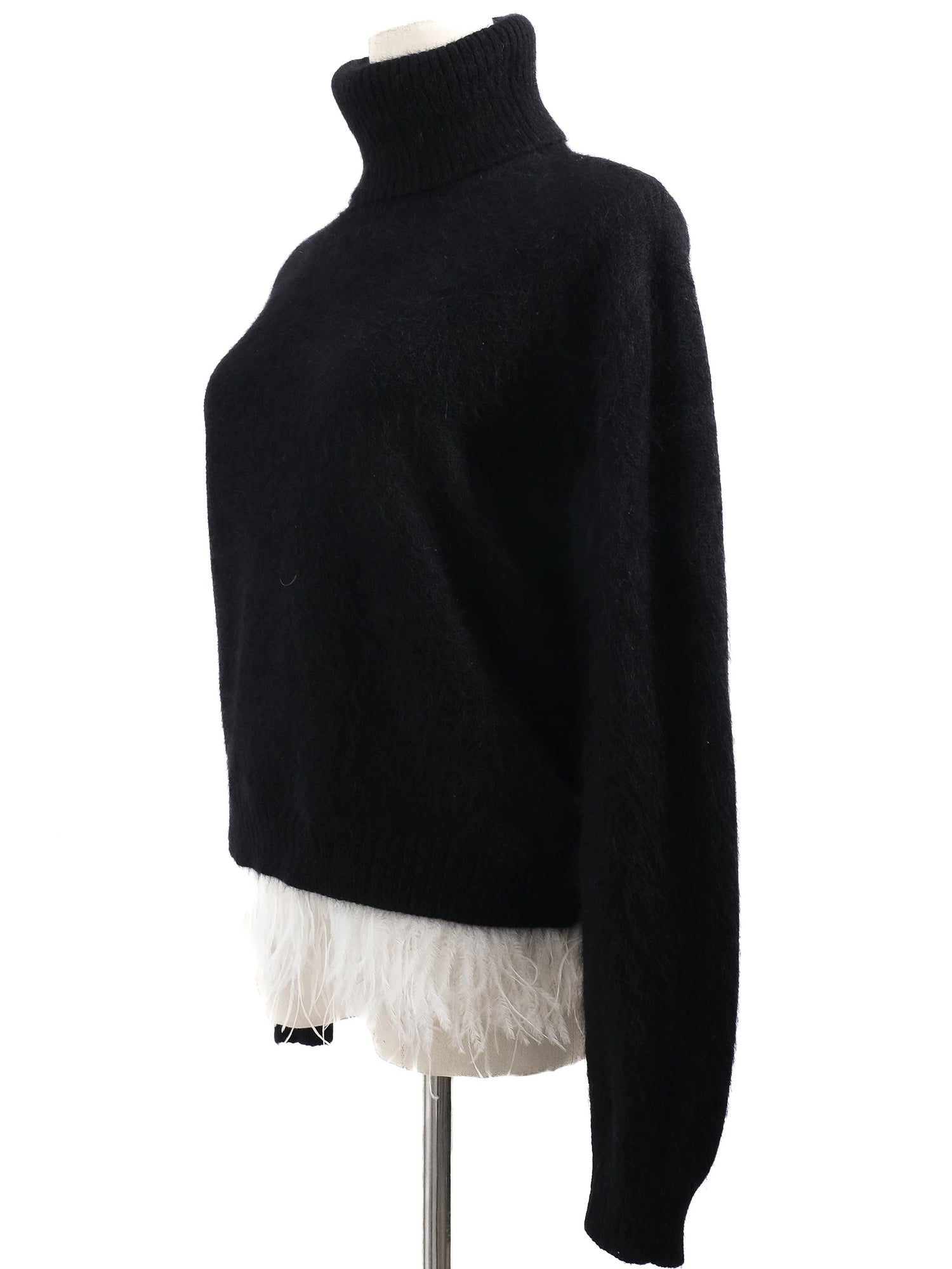 Excellent N21 Black Turtleneck Sweater Nylon Women