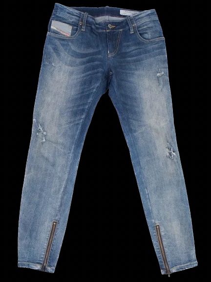 Excellent Diesel Blue Jeans Super Slim Skinny Fit Women Size 27