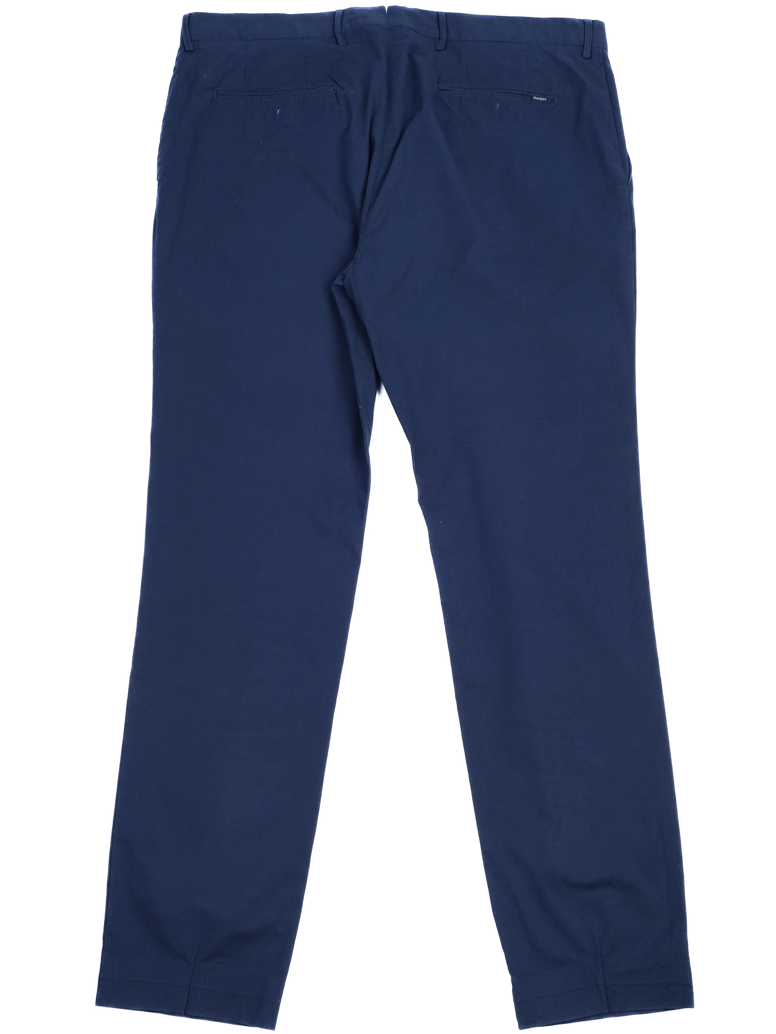 Excellent Hackett Blue Pants XL Stretch Elastane Men&