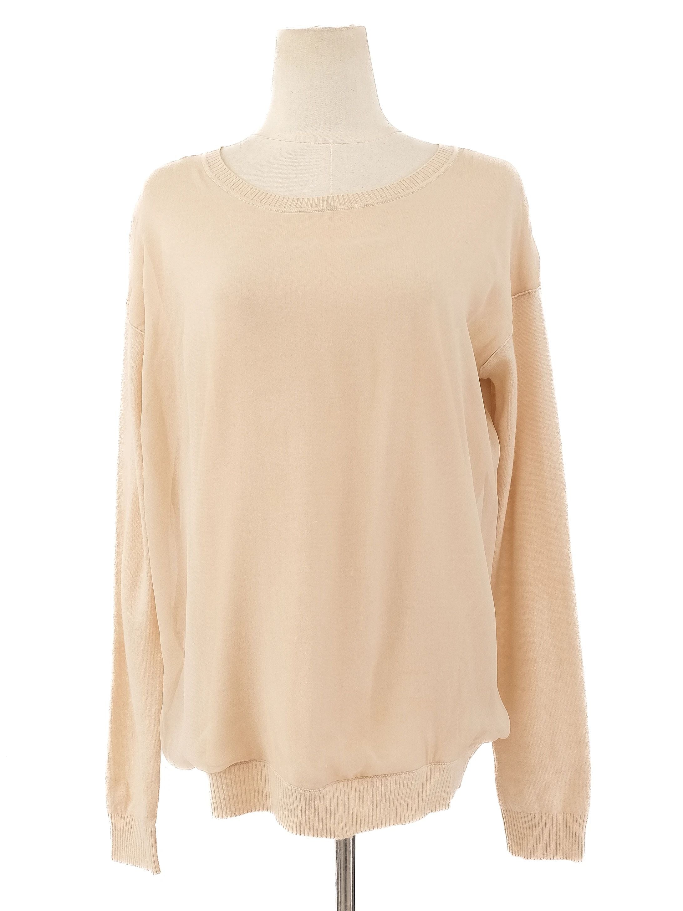 Excellent Vince Orange Wool Sweater Size M for Women