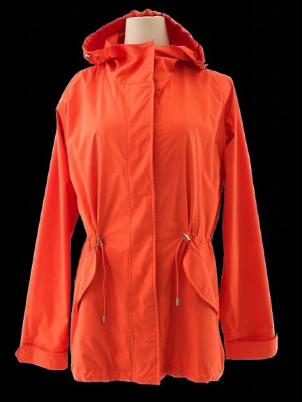 Perfect Loro Piana Orange Hooded Jacket Women&