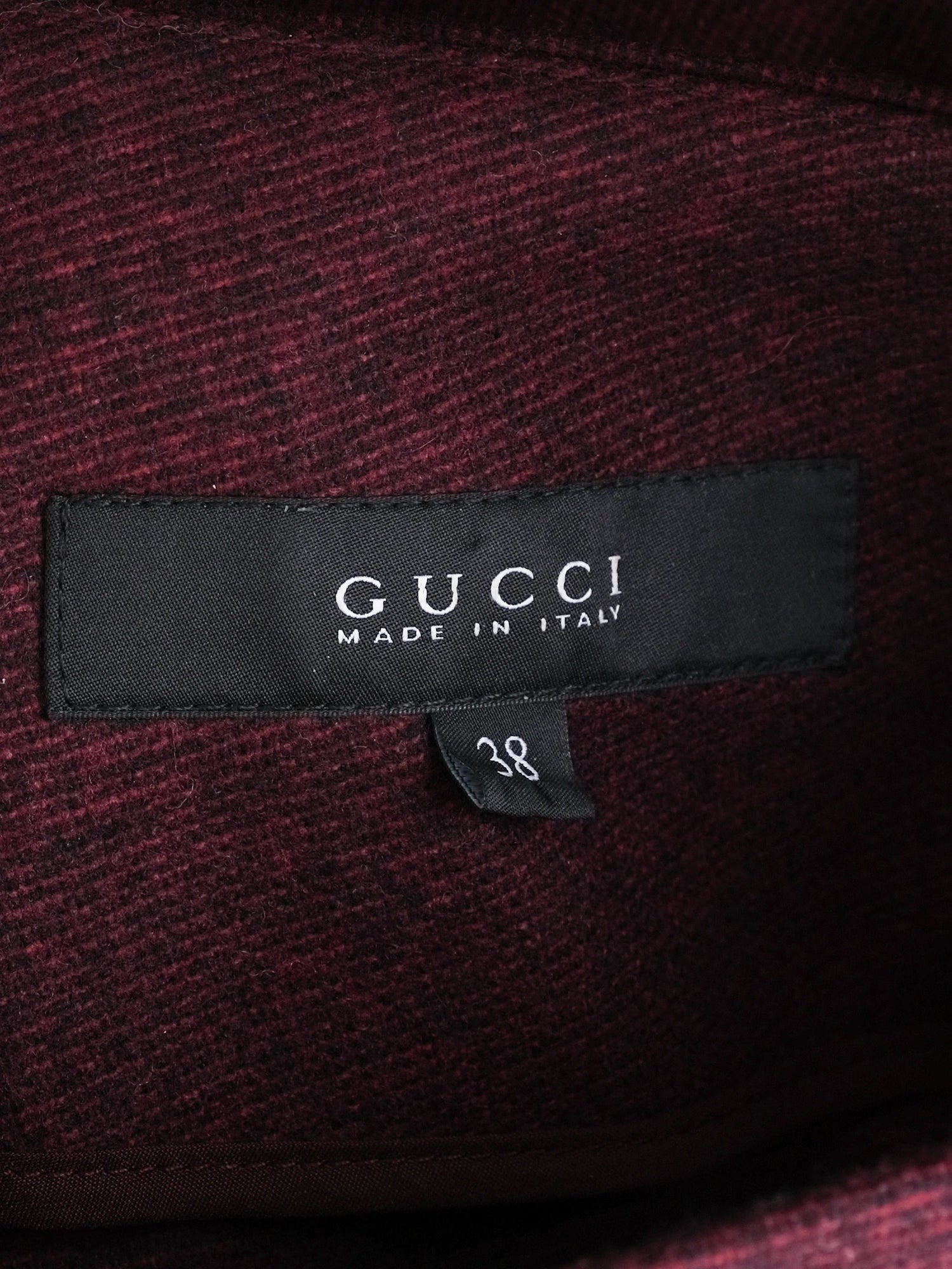 Gucci Red Wool Trousers Size 38 Excellent Condition