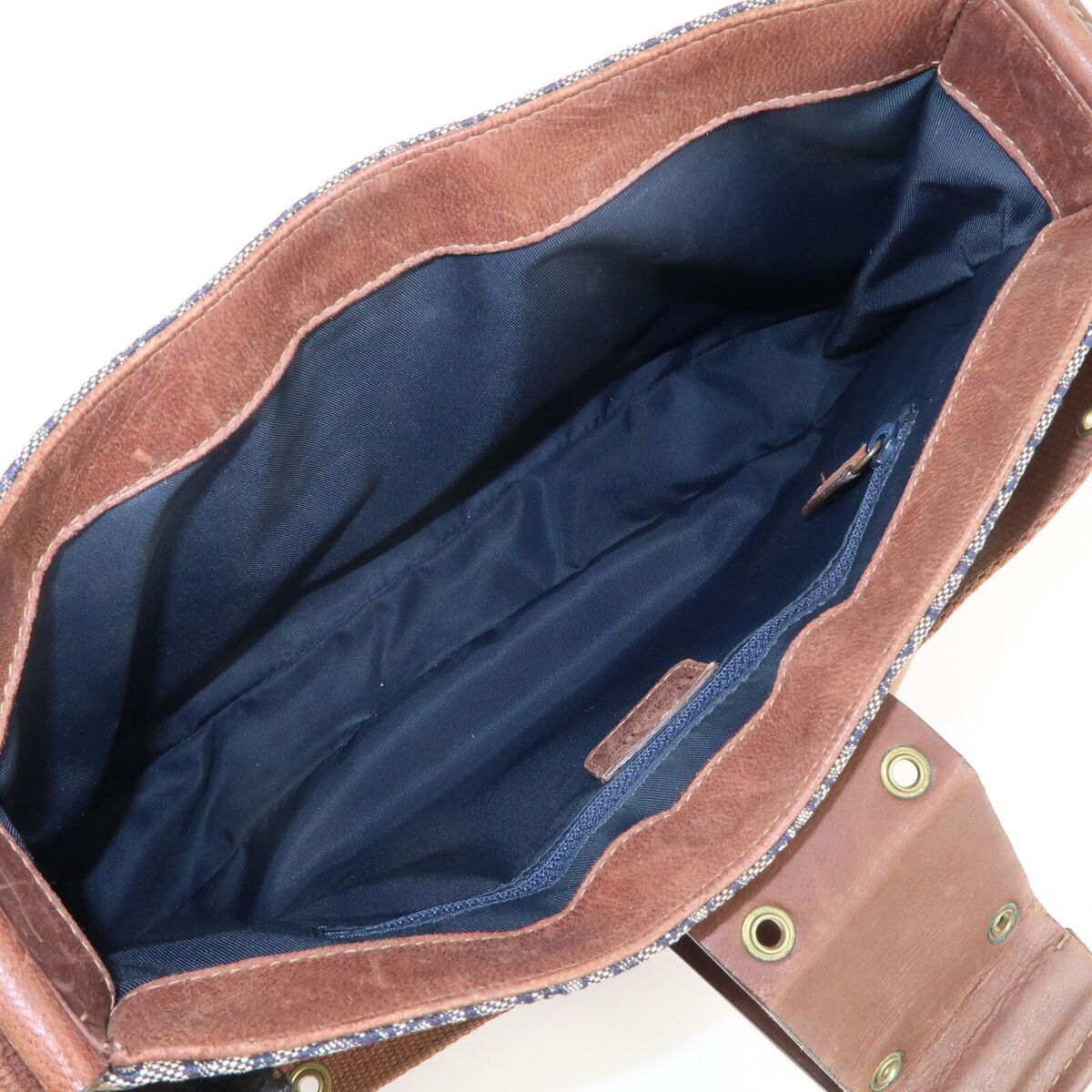 Christian Dior Trotter Street Chic Canvas Shoulder Bag