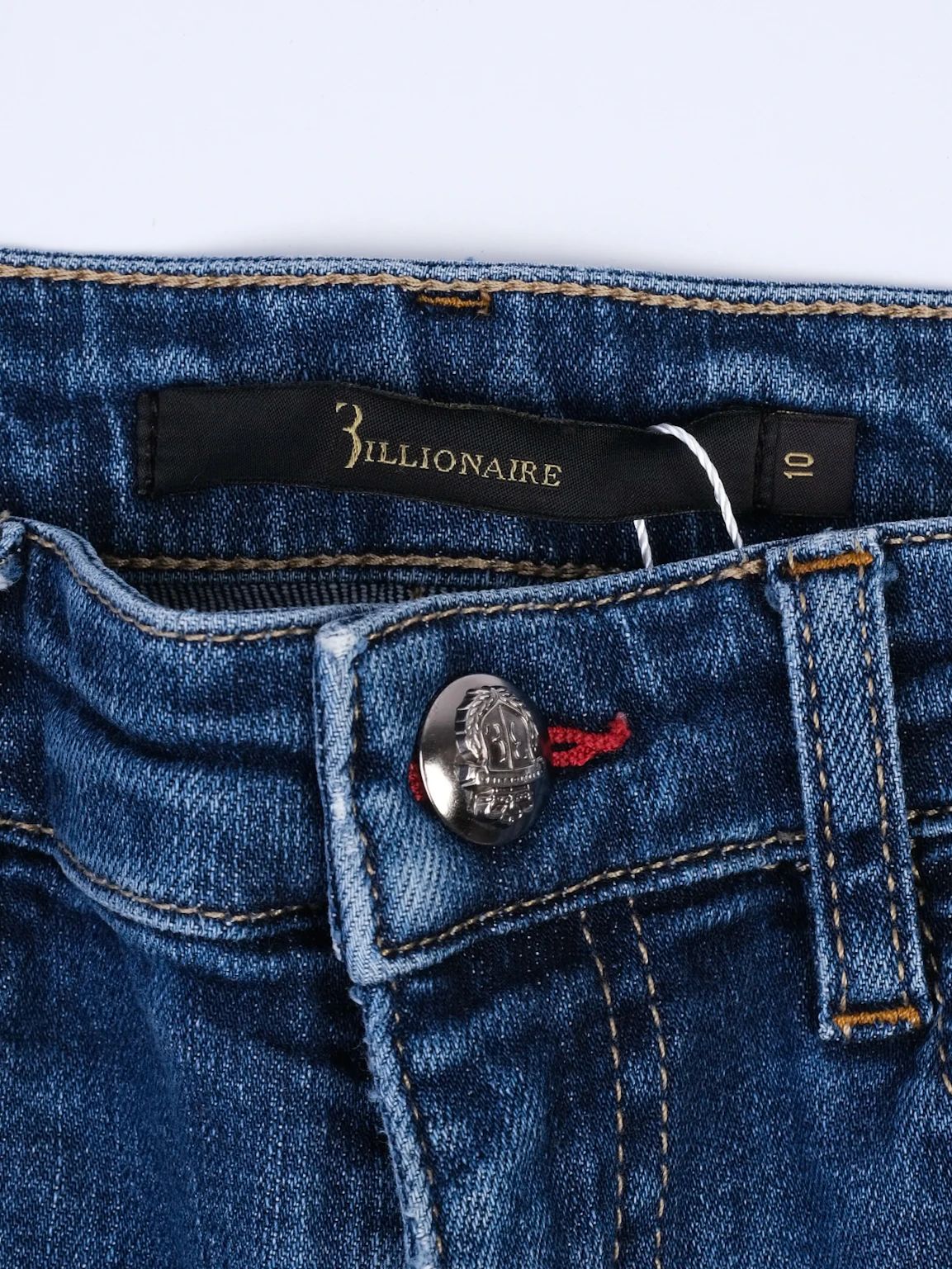 Excellent Billionaire Blue Denim Jeans for Kids Size 10