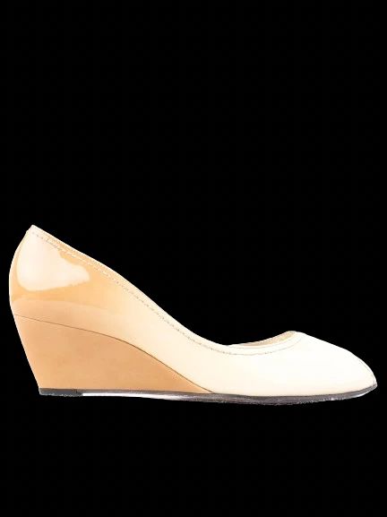 Excellent Kennel&Shmenger White Leather Wedge Shoes Size 38