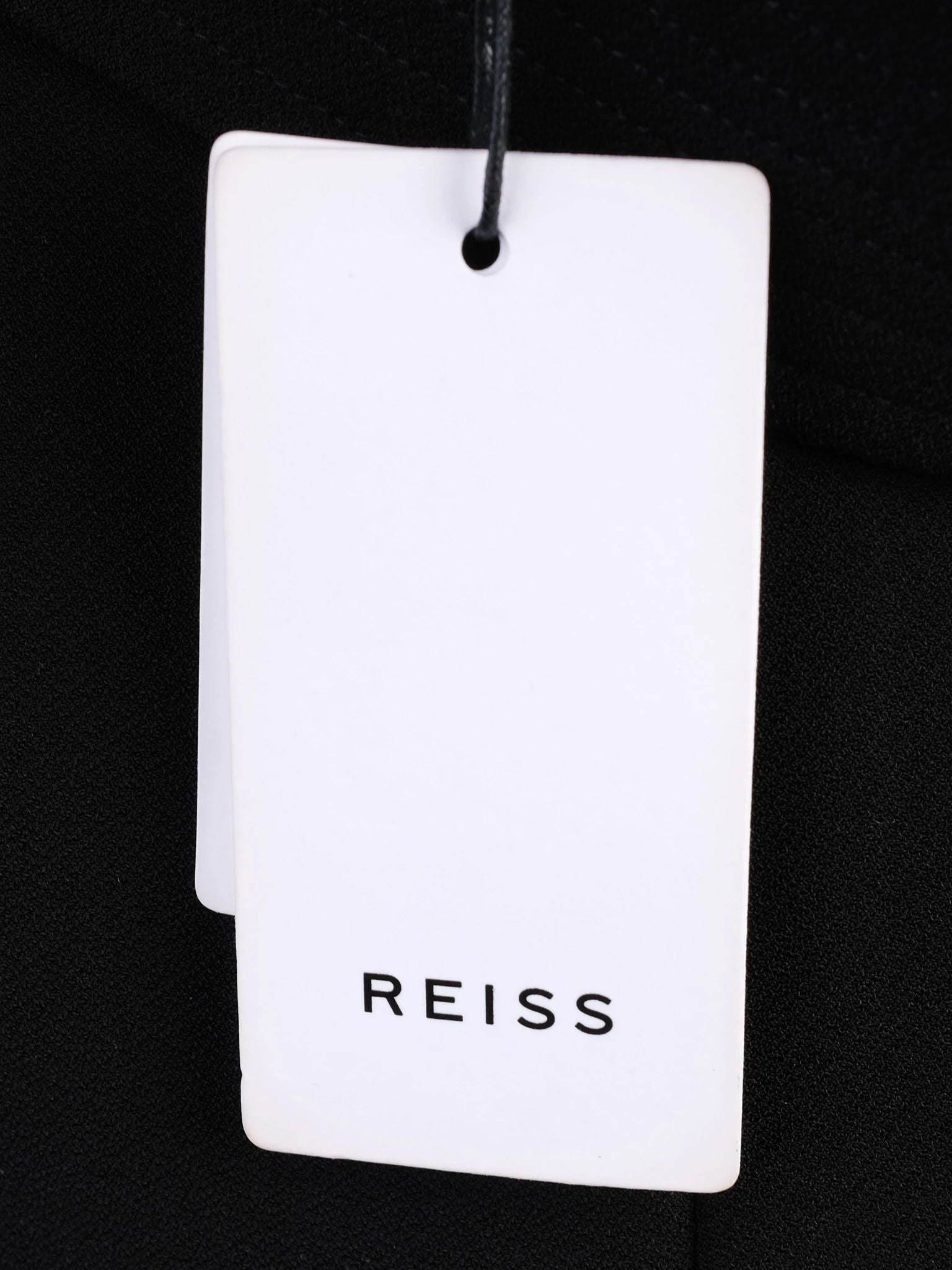 NEW Reiss Black Midi Skirt XXS Pencil Shape with Belted Waist