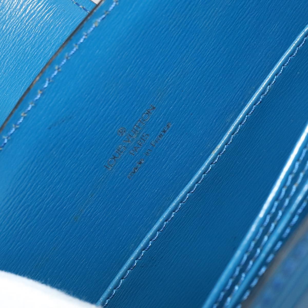 Louis Vuitton Epi Capuchin Shoulder Bag Blue M 52345 Lv Auth