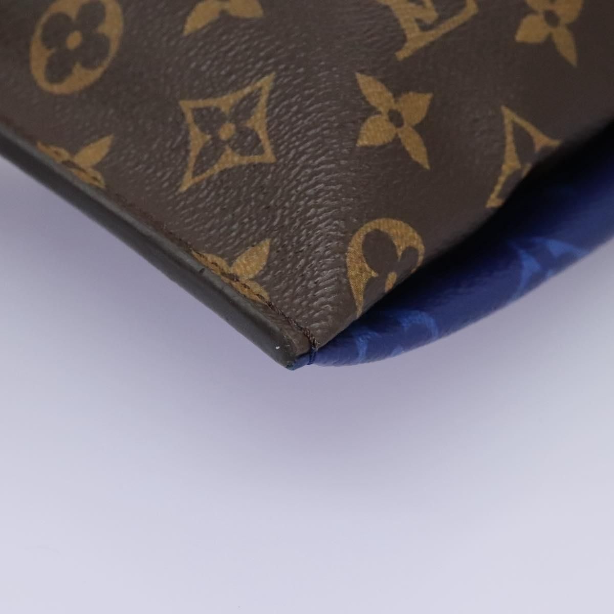 Louis Vuitton Monogram Pacific Split Sacoche Shoulder Bag Blue M 43854 Auth