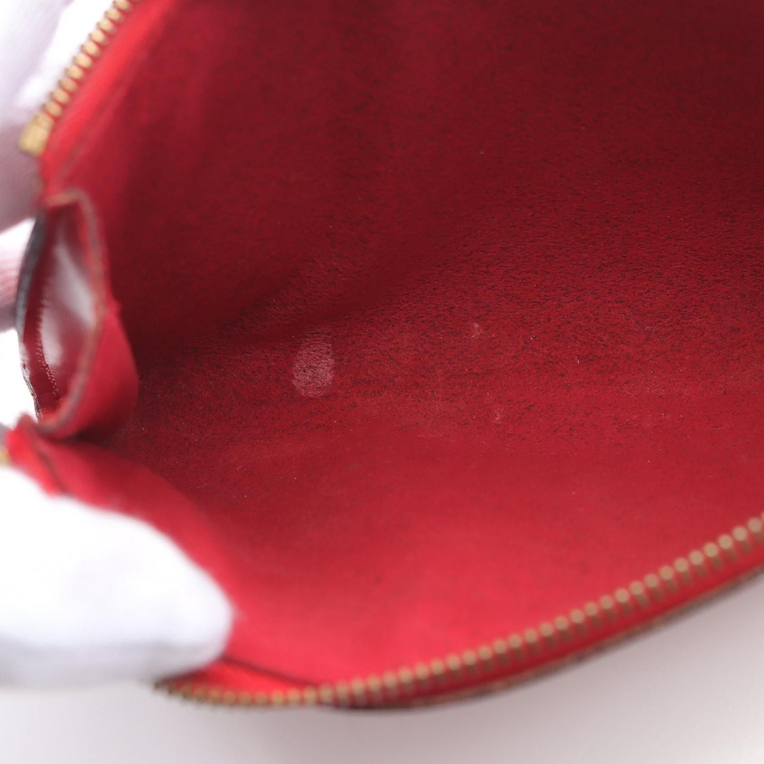 Louis Vuitton Pochette Accessoires Castilian Red Red Handbag M 52957