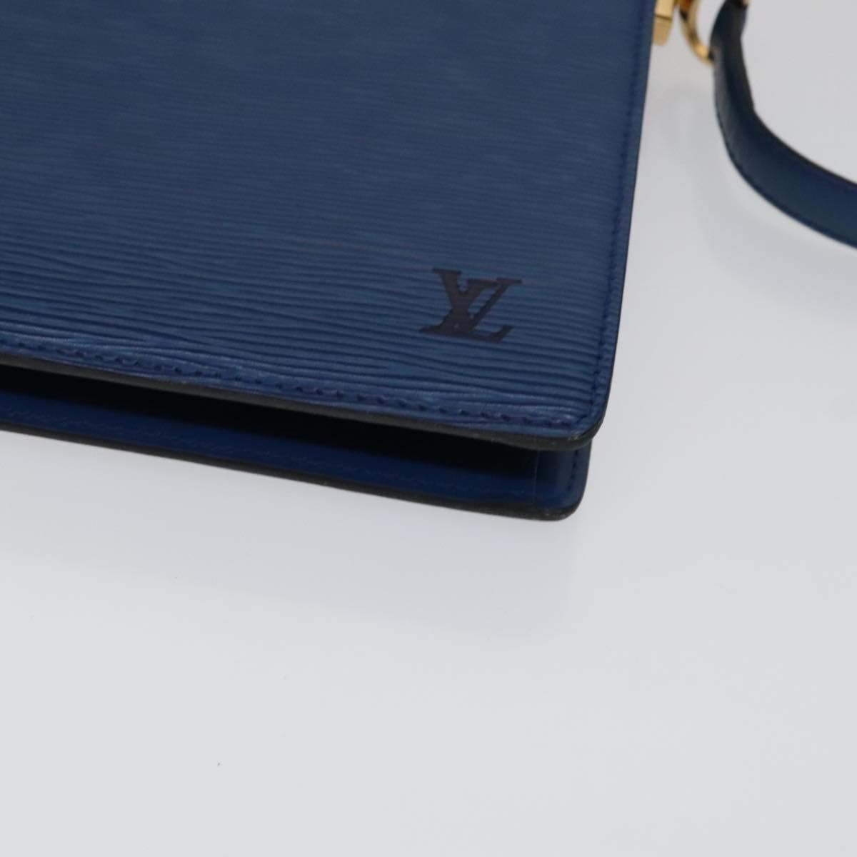 Louis Vuitton Epi Capuchin Shoulder Bag Blue M 52345 Lv Auth