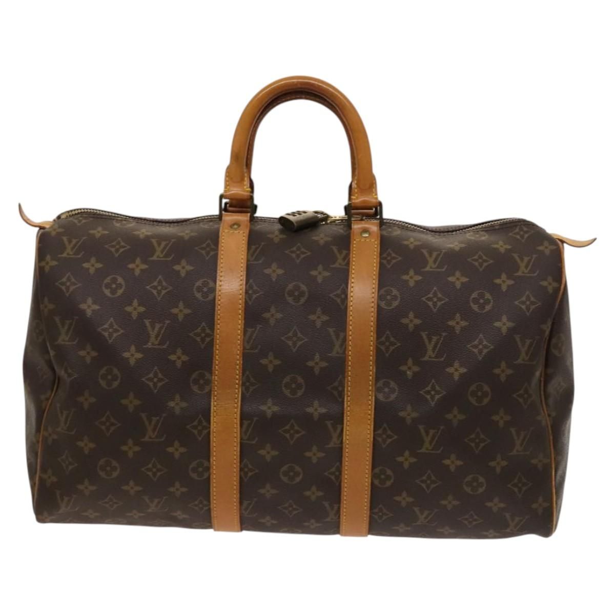 Louis Vuitton Monogram Keepall 45 Boston Bag M 41428 Lv Auth