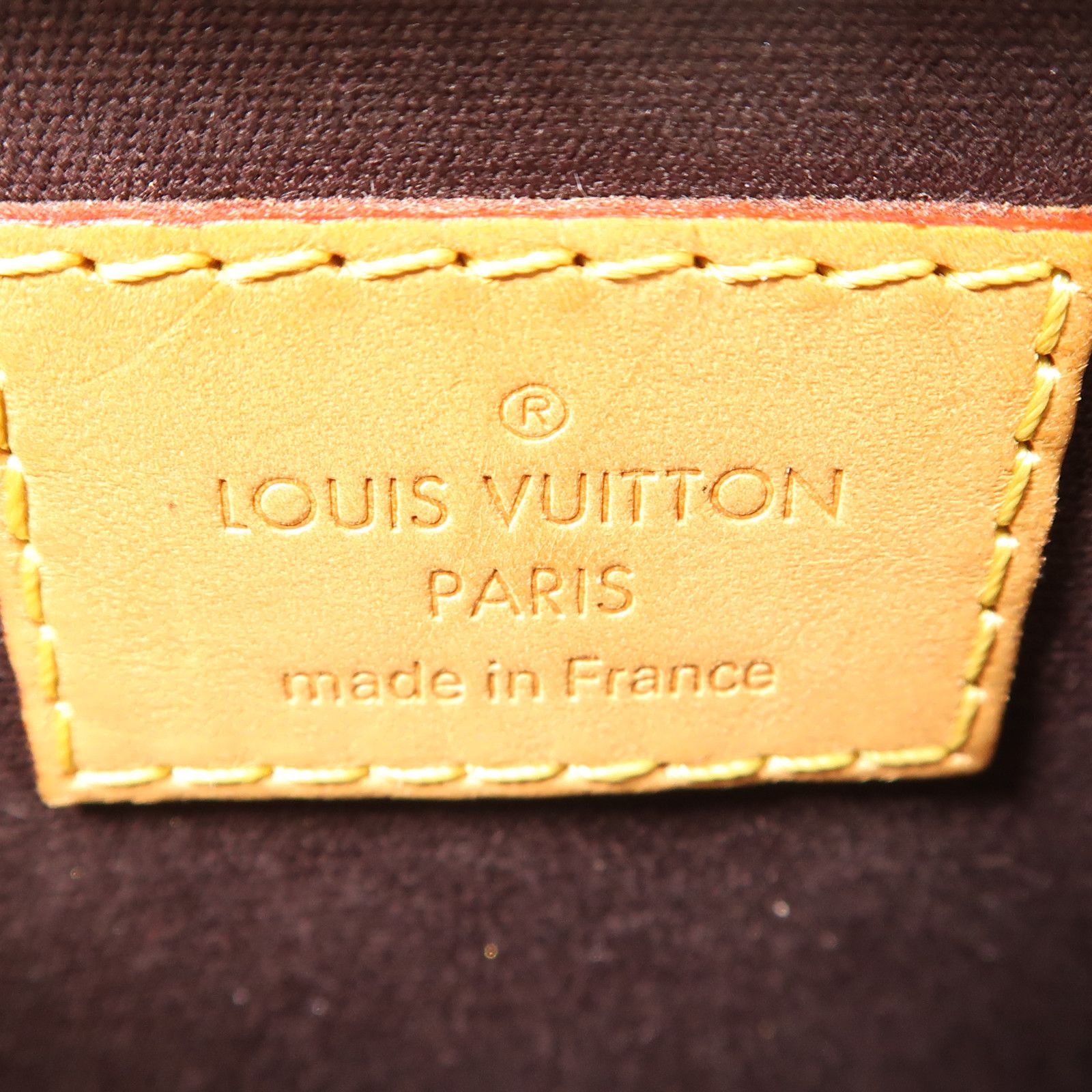 Louis Vuitton Vernis Alma Bb Handmade Shoulder Bag Red Amarante 2way Shoulder Bag M 91678