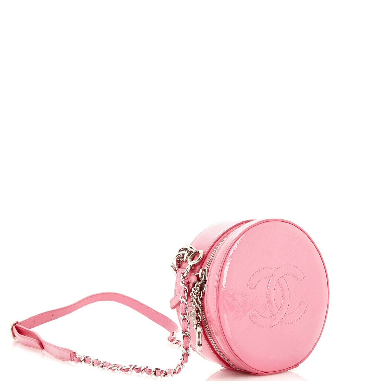 Chanel Round As Earth Crossbody Bag Patent