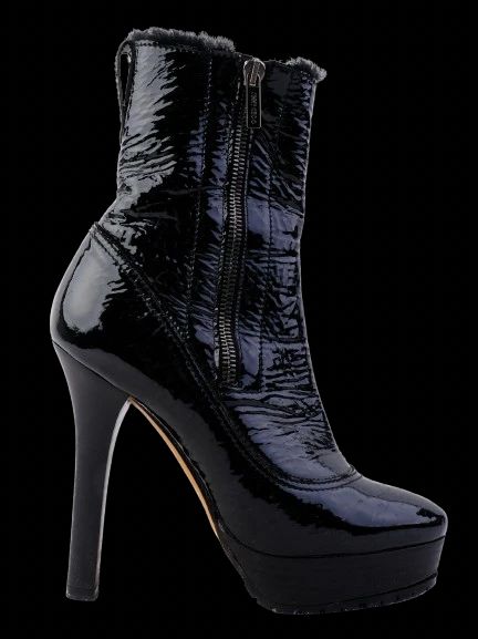 Excellent Jimmy Choo Black Leather Ankle Boots Size 36