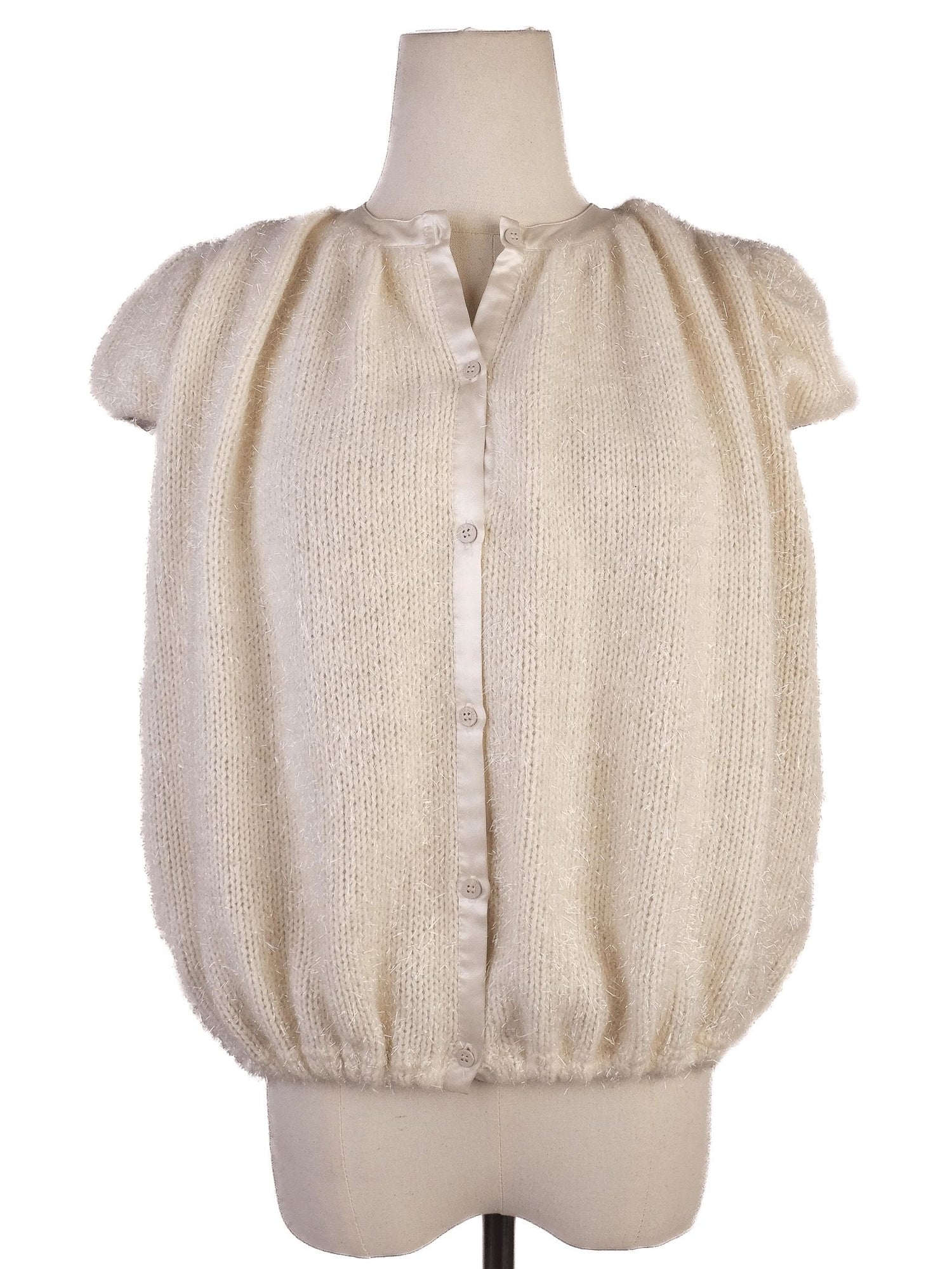 Average Roberto Cavalli Angels White Nylon Cardigan Size 14 For Kids