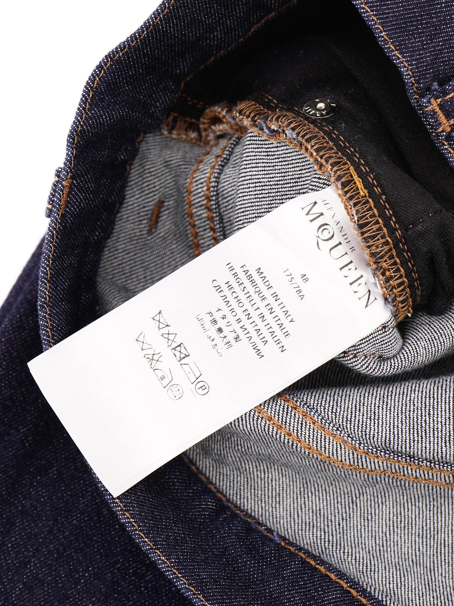 Alexander McQueen Blue Denim Jeans Size M Excellent Condition
