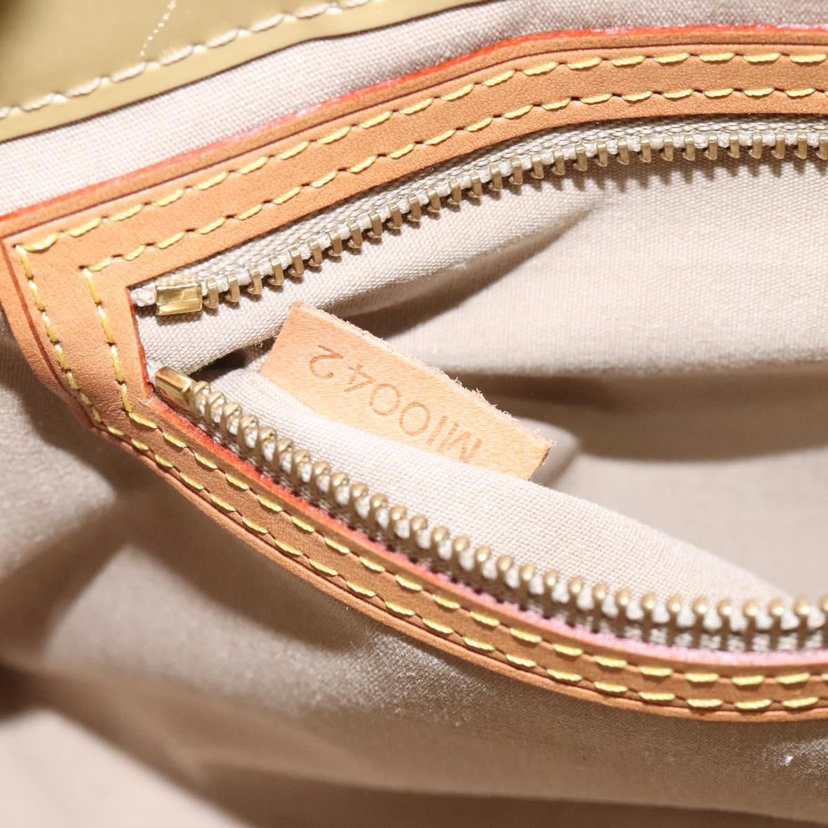Louis Vuitton Vernis Reade Pm Hand Bag Beige M 91334 Lv Auth