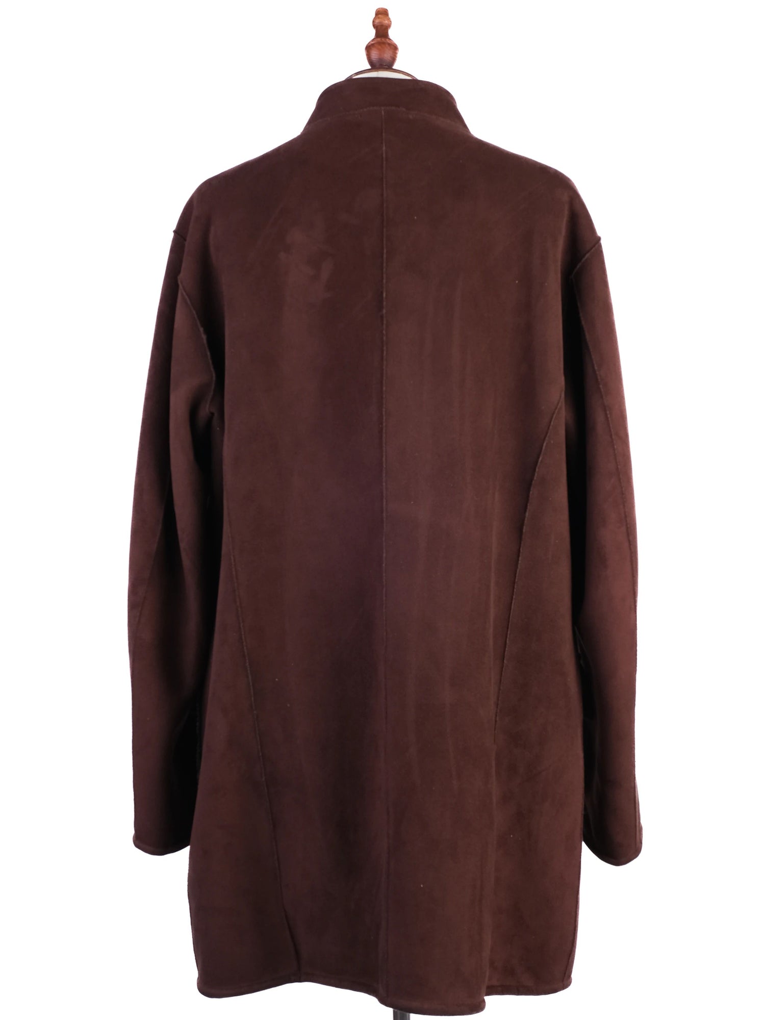 Excellent Armani Collezioni Orange Coat Size XXL Polyurethane