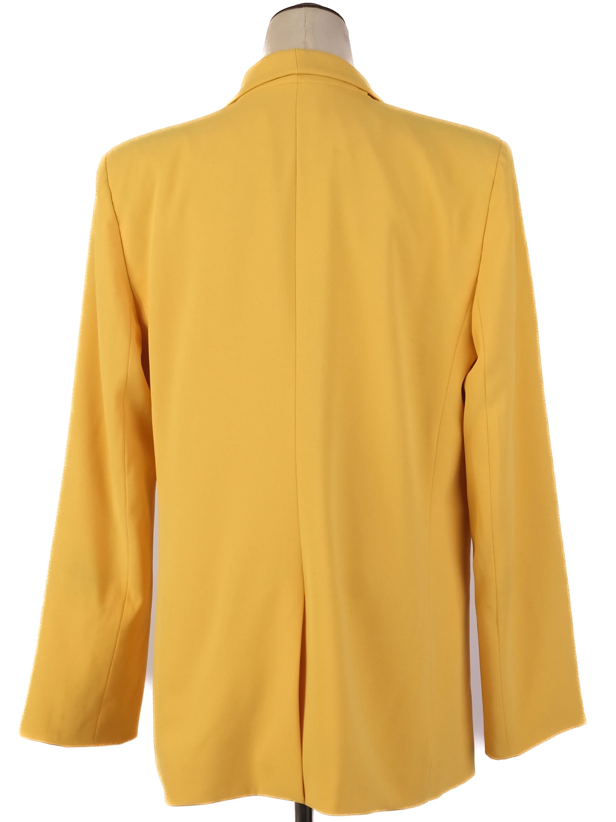 Excellent Alice+Olivia Yellow Blazer Size XXL Polyester Women