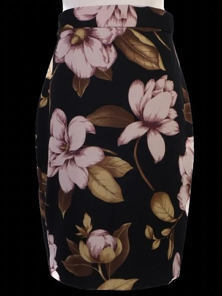 NEW By Malene Birger Floral Skirt Combined Size S Viscose