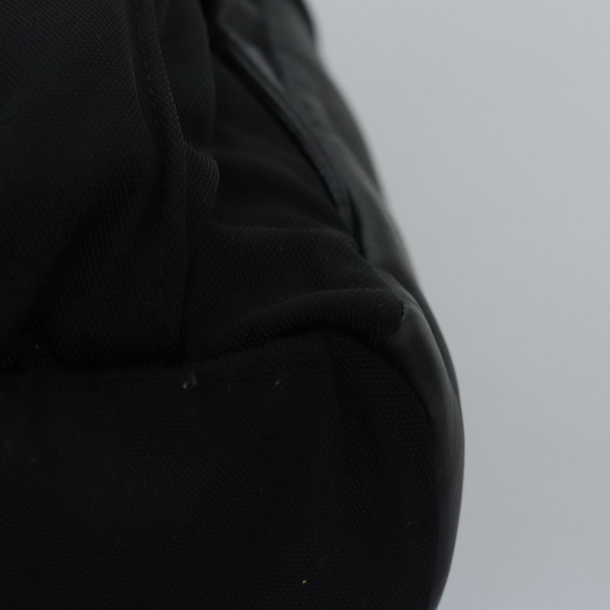 Gucci Backpack Nylon Leather Black