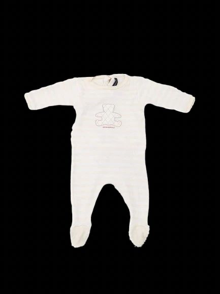 Excellent Burberry Yellow Cotton Baby Onesie Size 0-3 Months