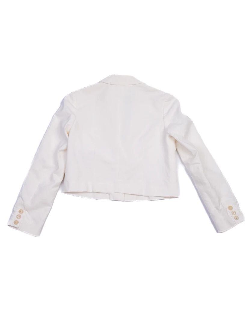 Excellent Bonpoint White Cotton Blazer Size 12 for Kids