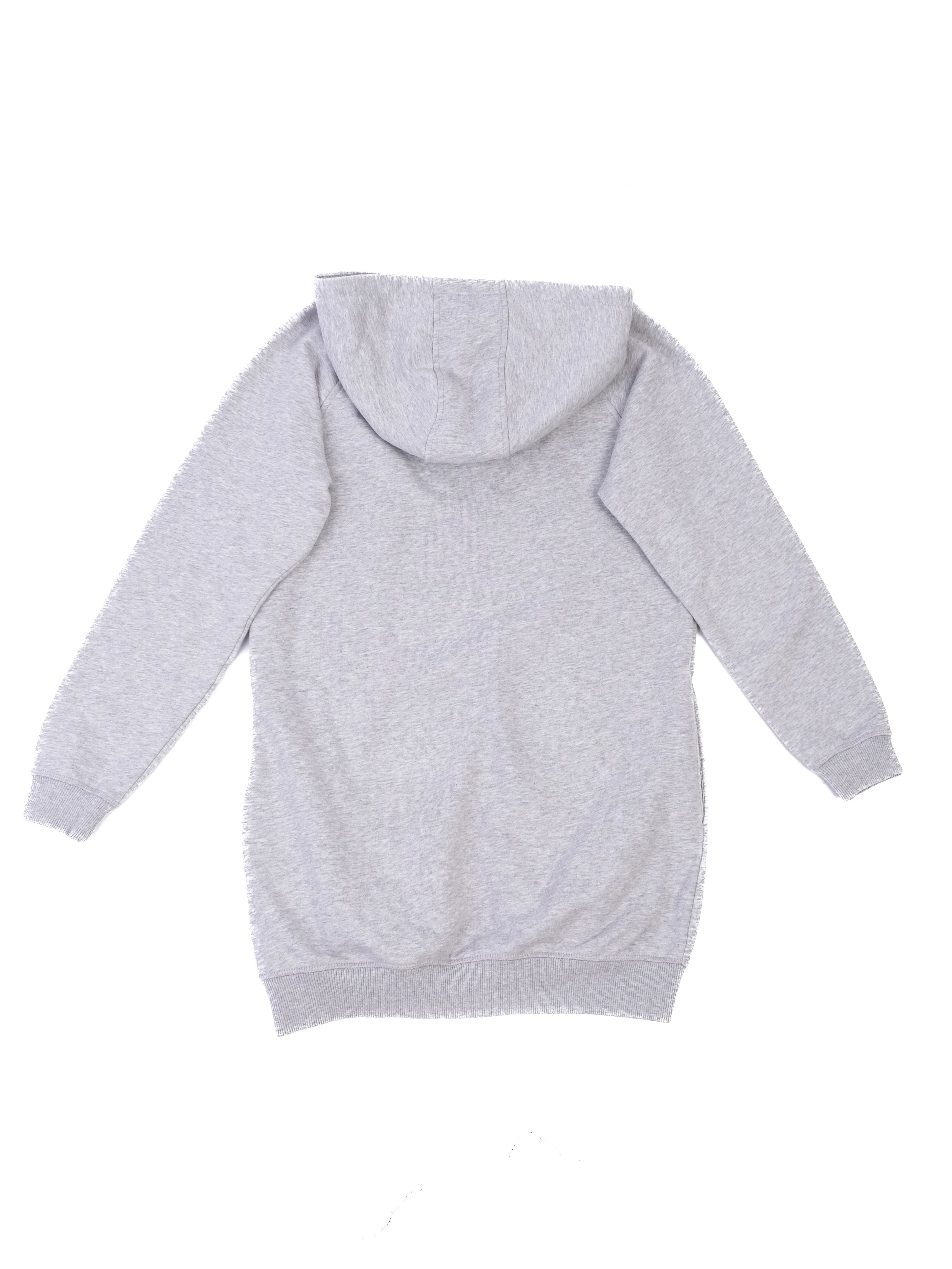 Excellent Kenzo Gray Hoodie Kids Size 12 with Embroidered Tiger Design