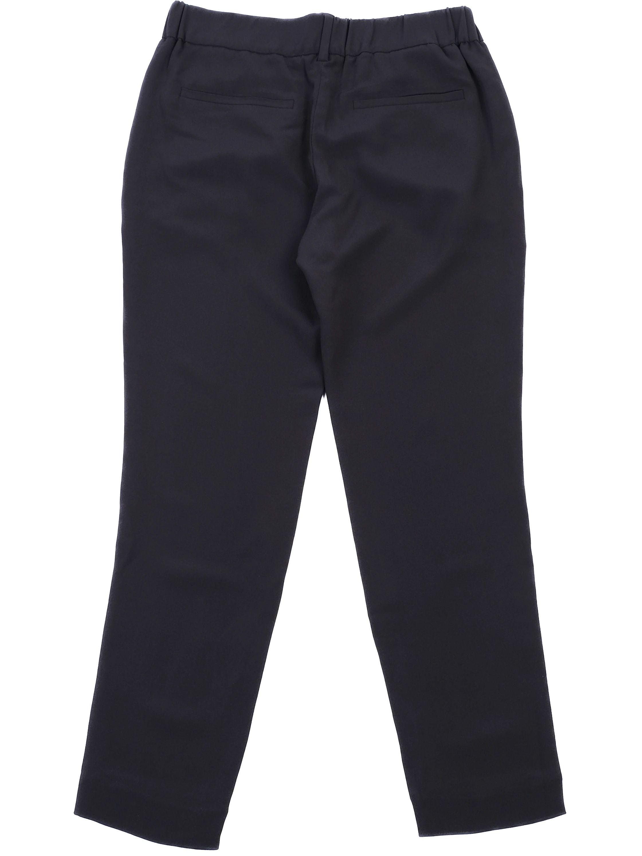 Excellent Brunello Cucinelli Gray Silk Pants Size S Made in Italy