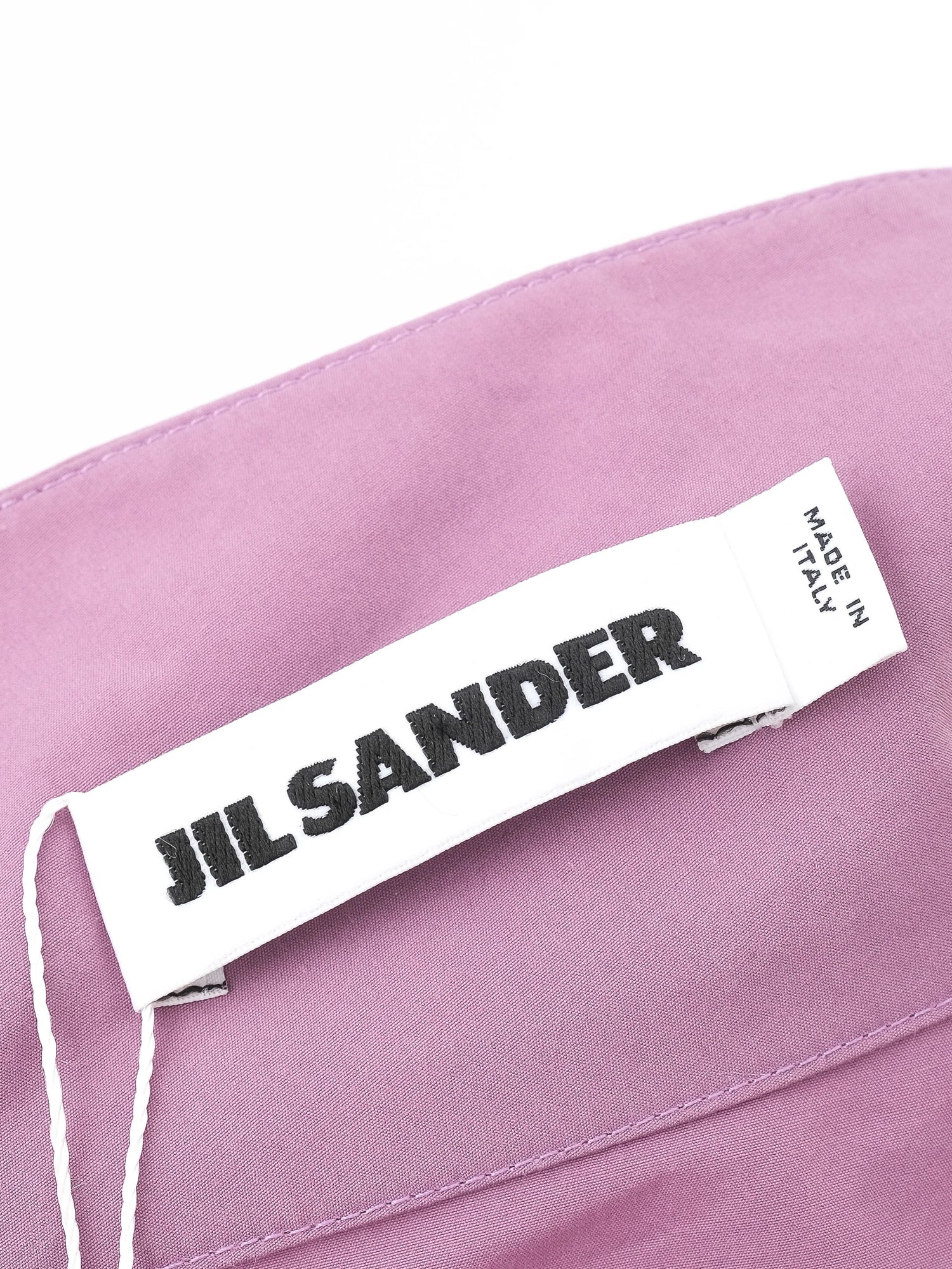 Excellent Jil Sander Pink Cotton Dress Size XL - Long Sleeve