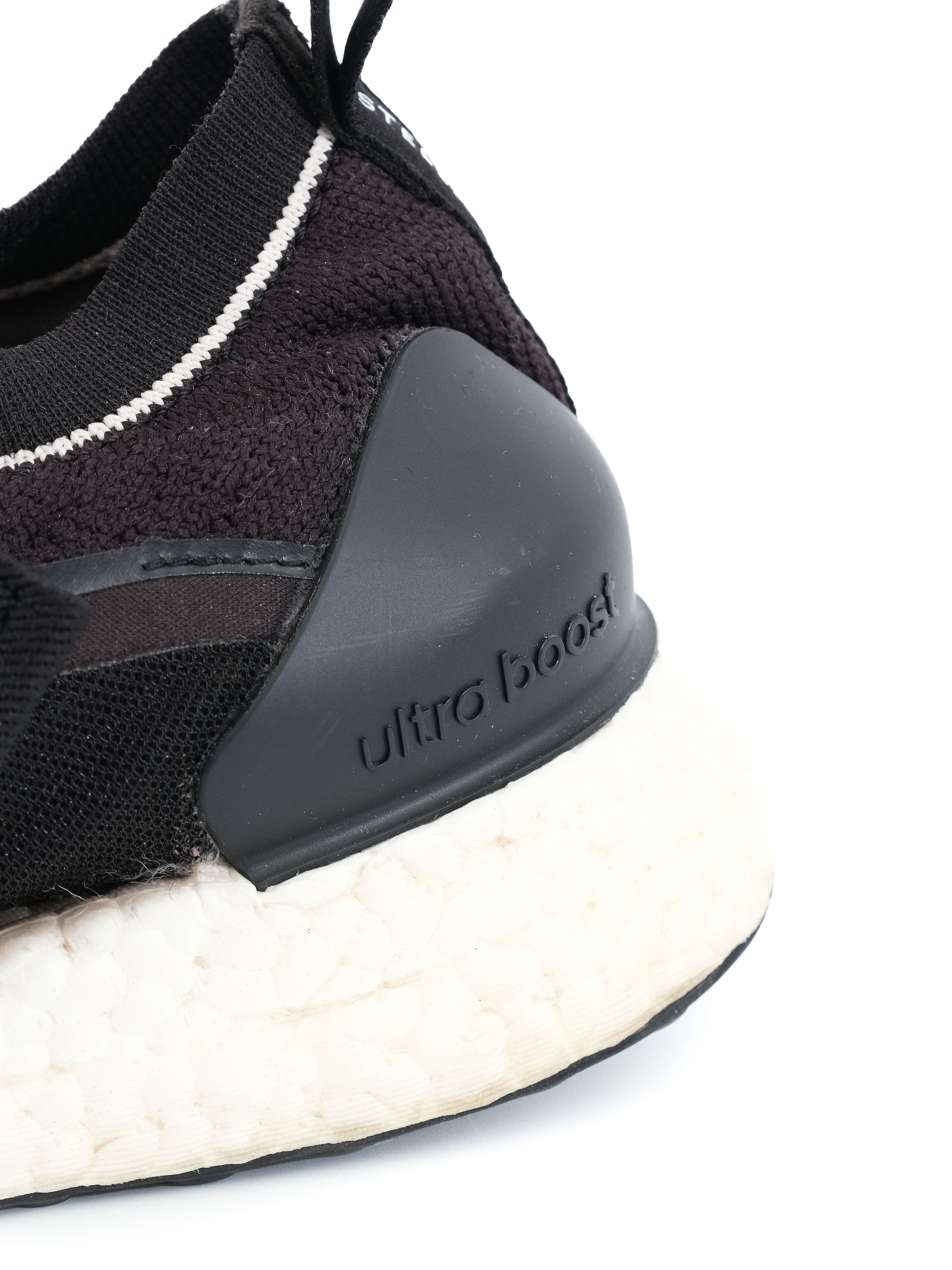 Stella McCartney Black Textile Sneakers Size 37.5 Excellent Condition