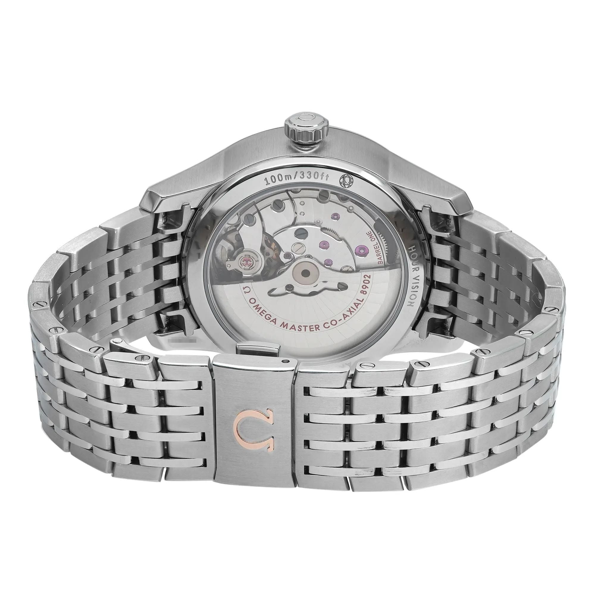 Omega De Ville Hour Vision 41mm Steel White Dial Men Watch 433.10.41.22.02.001