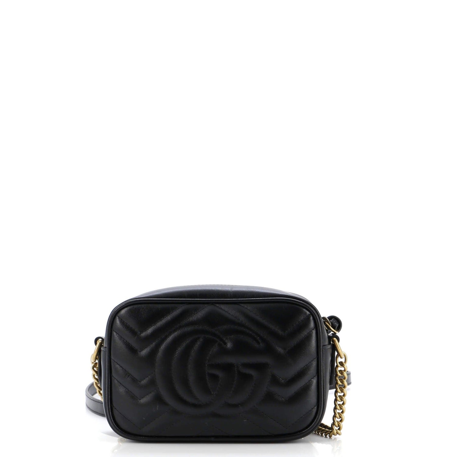 Gg Marmont Shoulder Bag Matelasse Leather Mini