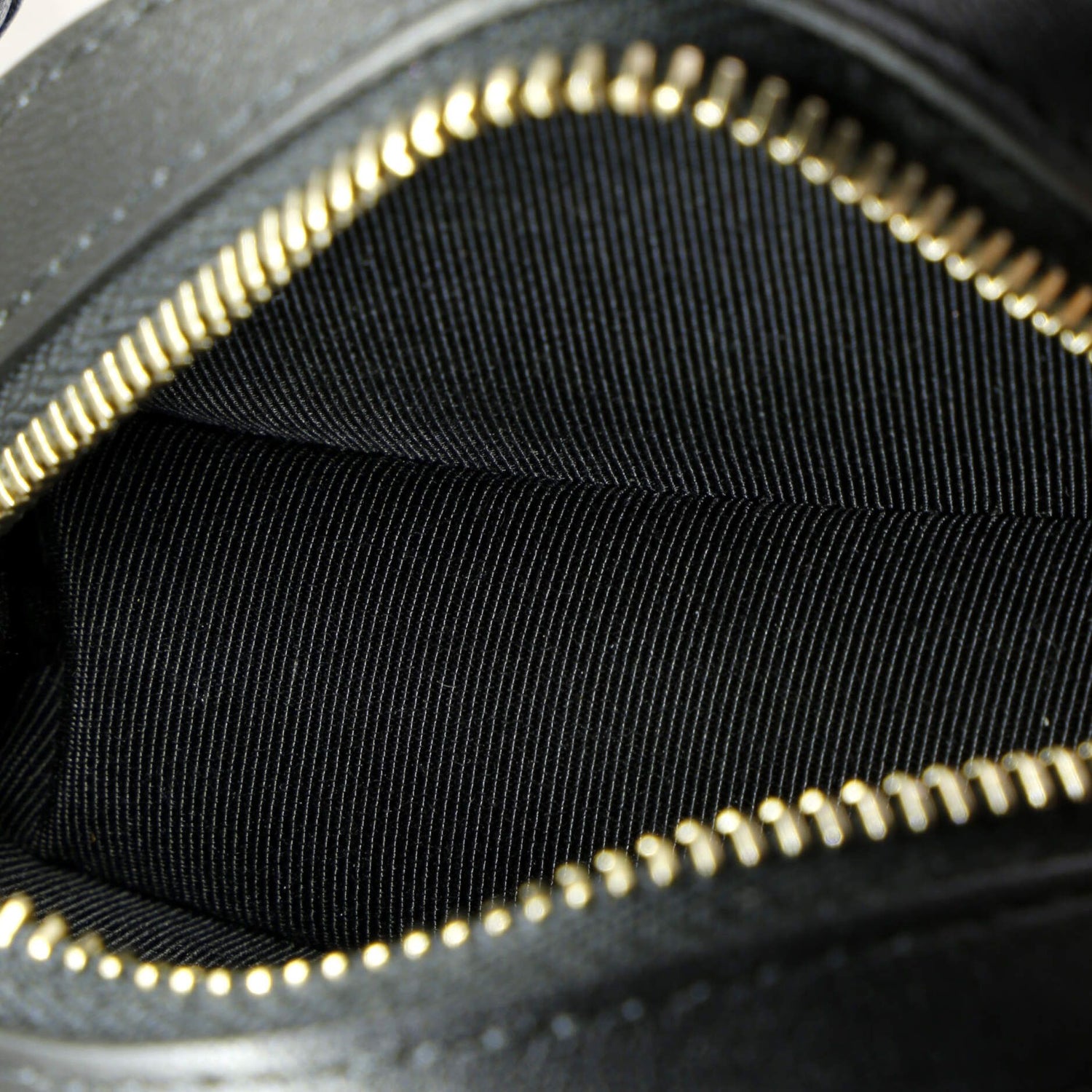 Chanel Frame Chain Around Round Clutch With Chain Quilted Lambskin Mini