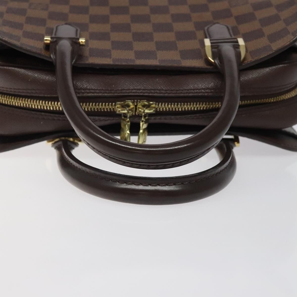 Louis Vuitton Damier Ebene Triana Hand Bag N 51155 Lv Auth