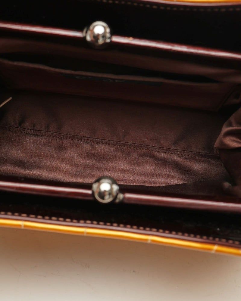 Chanel Chocolate Bar Patent Bag