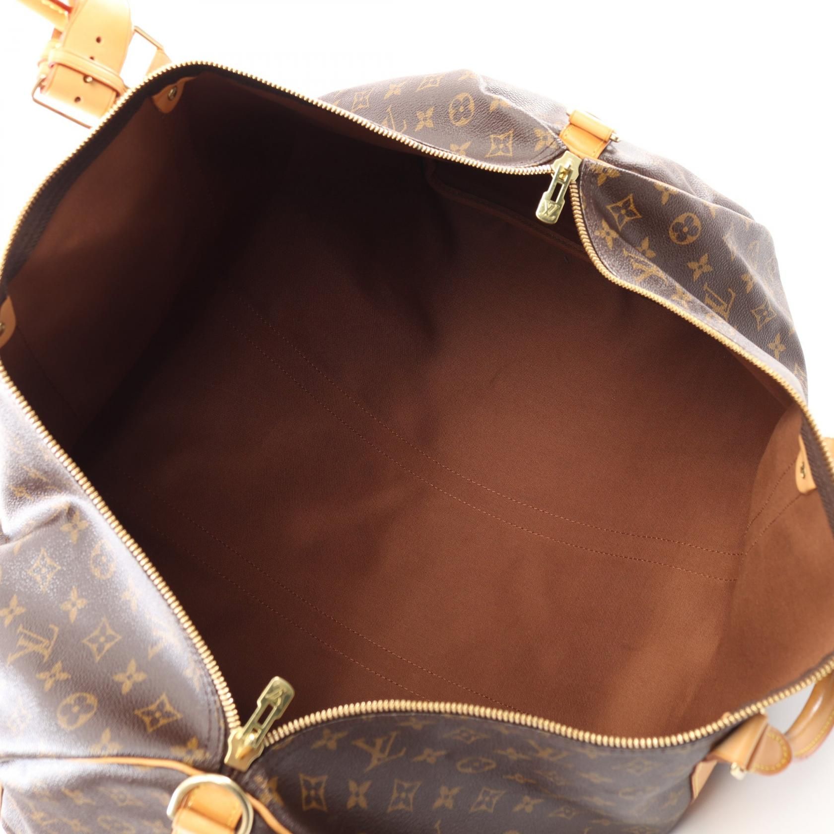 Louis Vuitton Keepall Bandriere 60 Brown Boston Bag M 41412