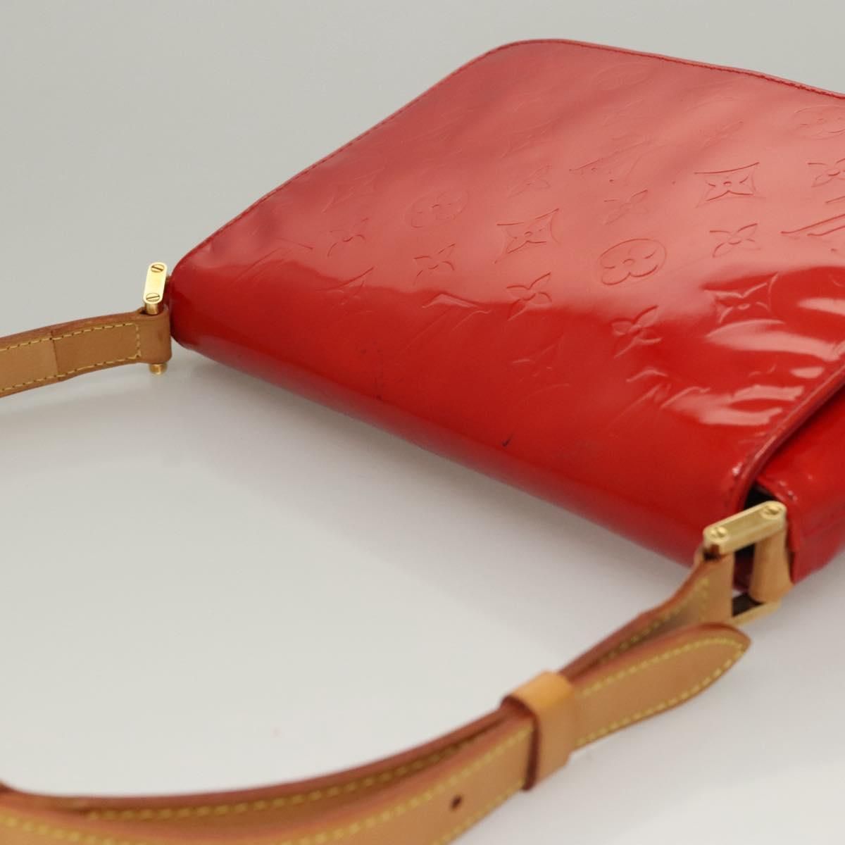 Louis Vuitton Vernis Thompson Street Bag Red M 91094 Lv Auth