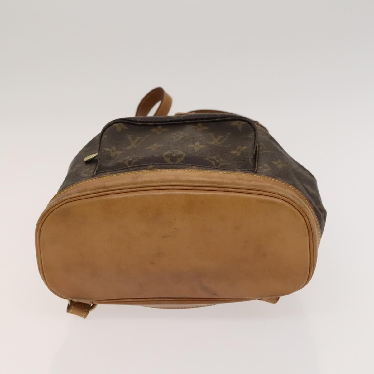 Louis Vuitton Monogram Montsouris Mm Backpack M 51136 Lv Auth