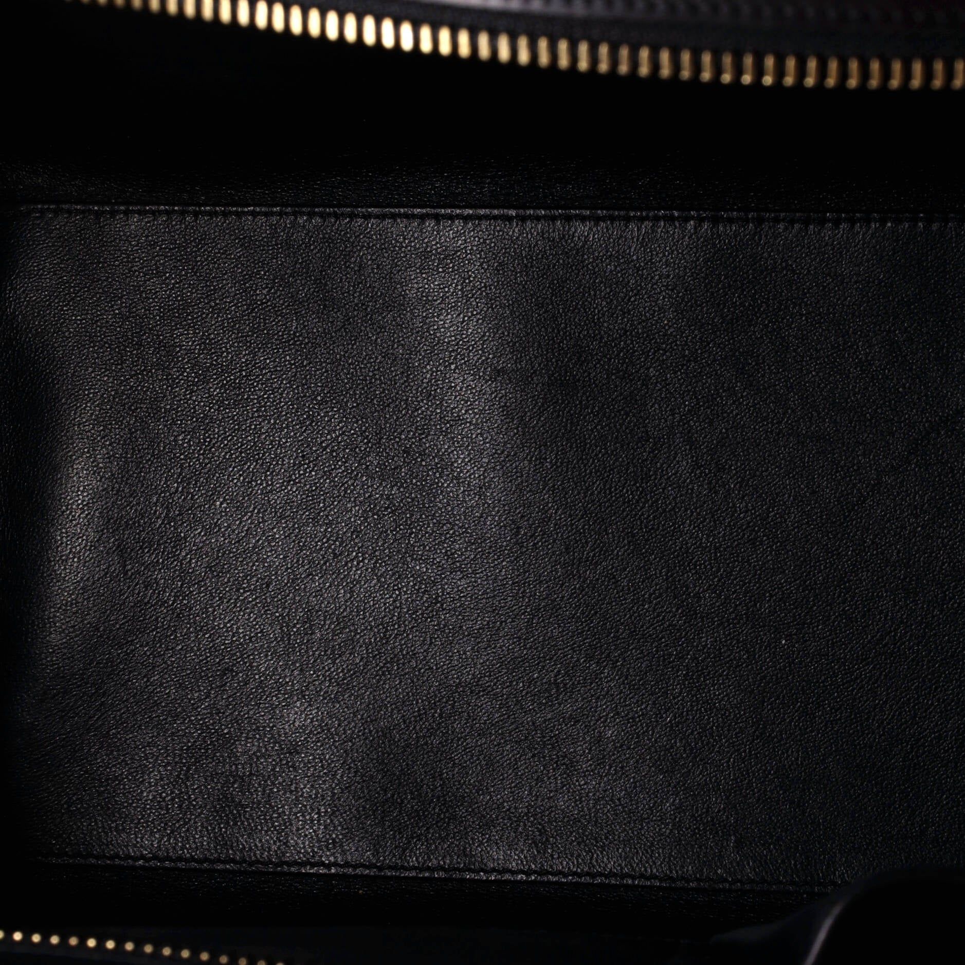 Celine Tricolor Luggage Bag Leather Mini