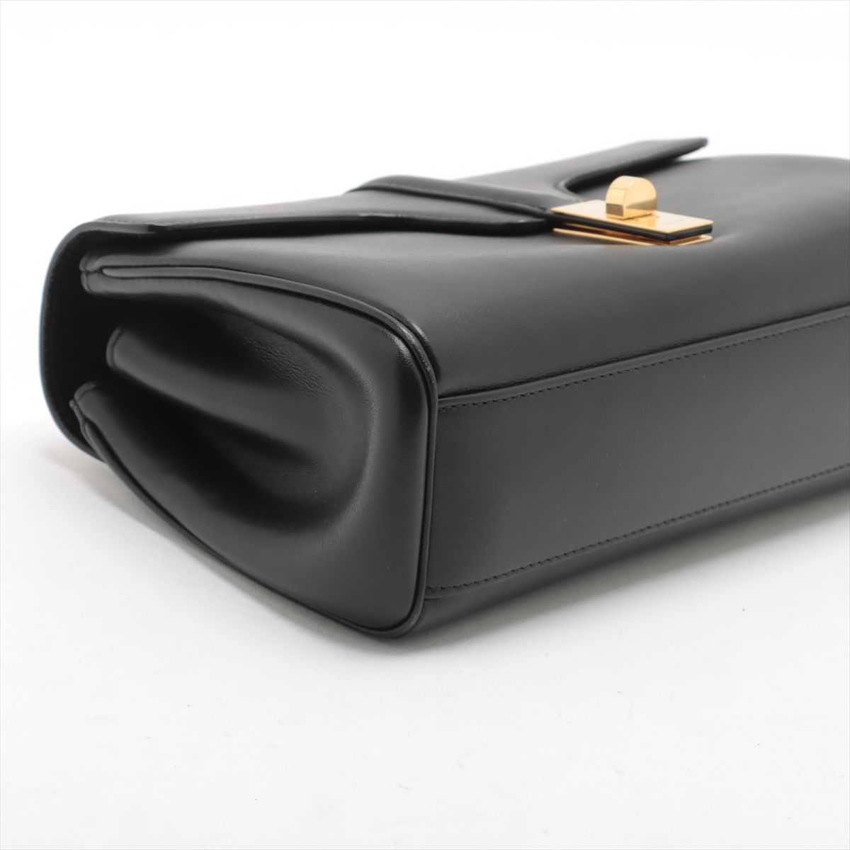 Celine Leather Shoulder Bag Black