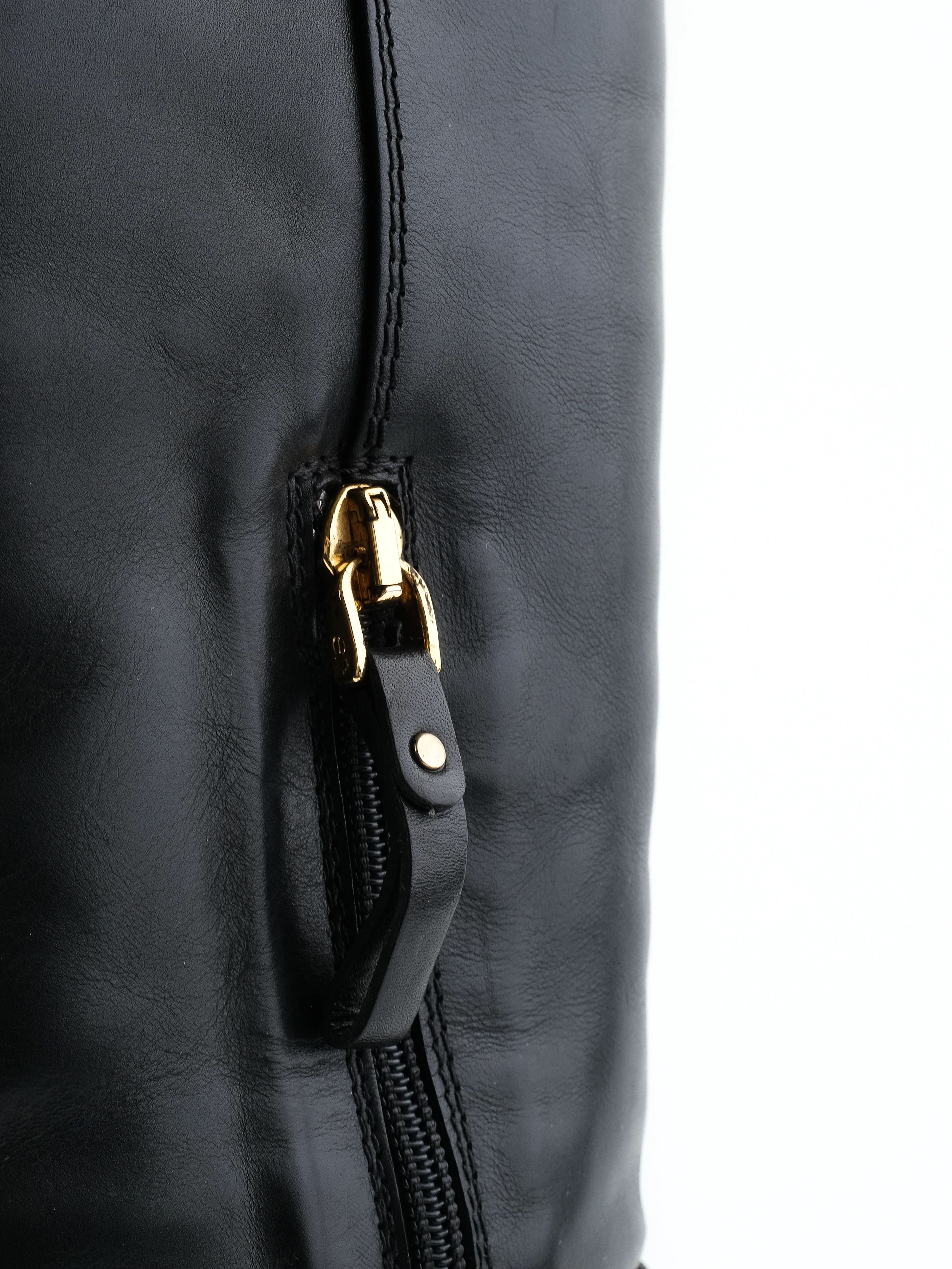 NEW Sergio Rossi Black Leather Knee-High Boots Size 38