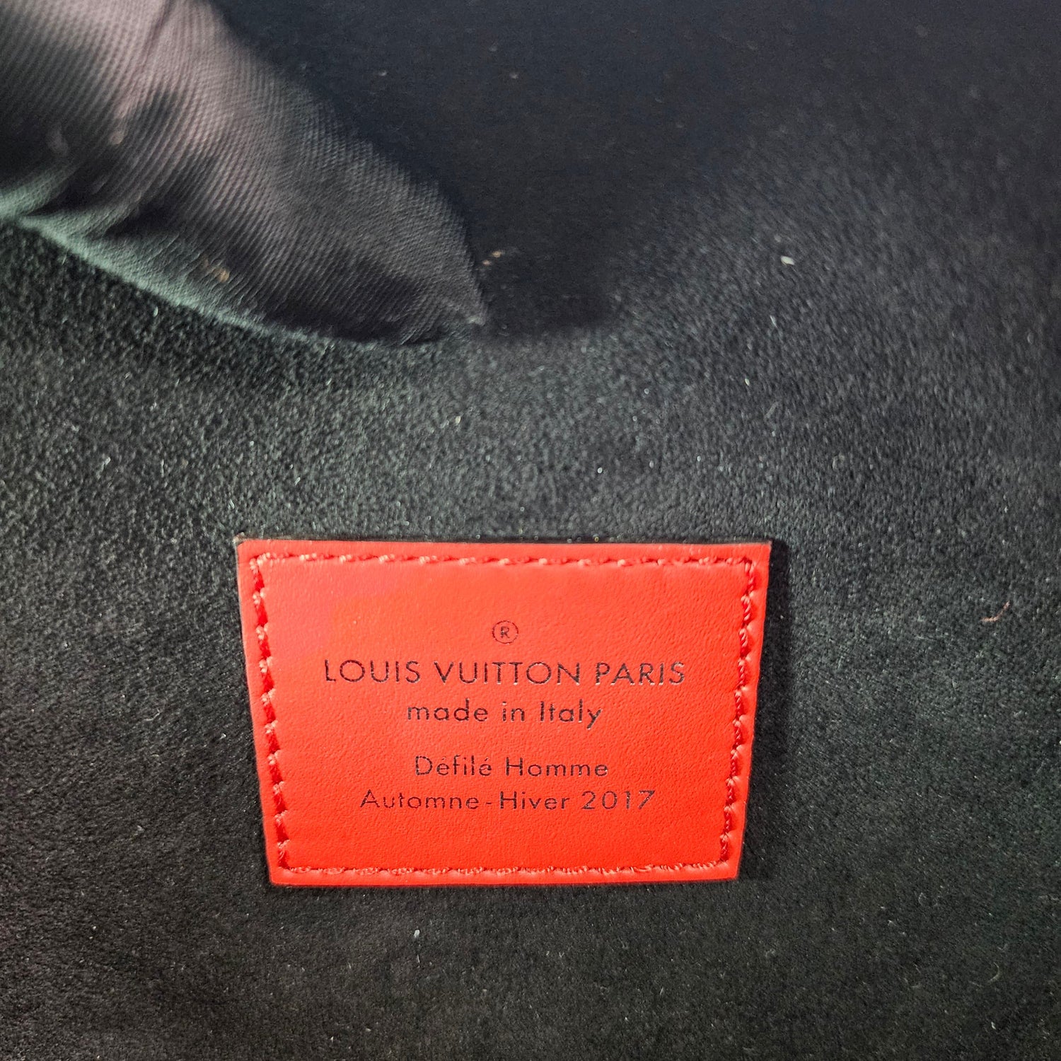 Louis Vuitton Supreme Red White Epi Bumbag
