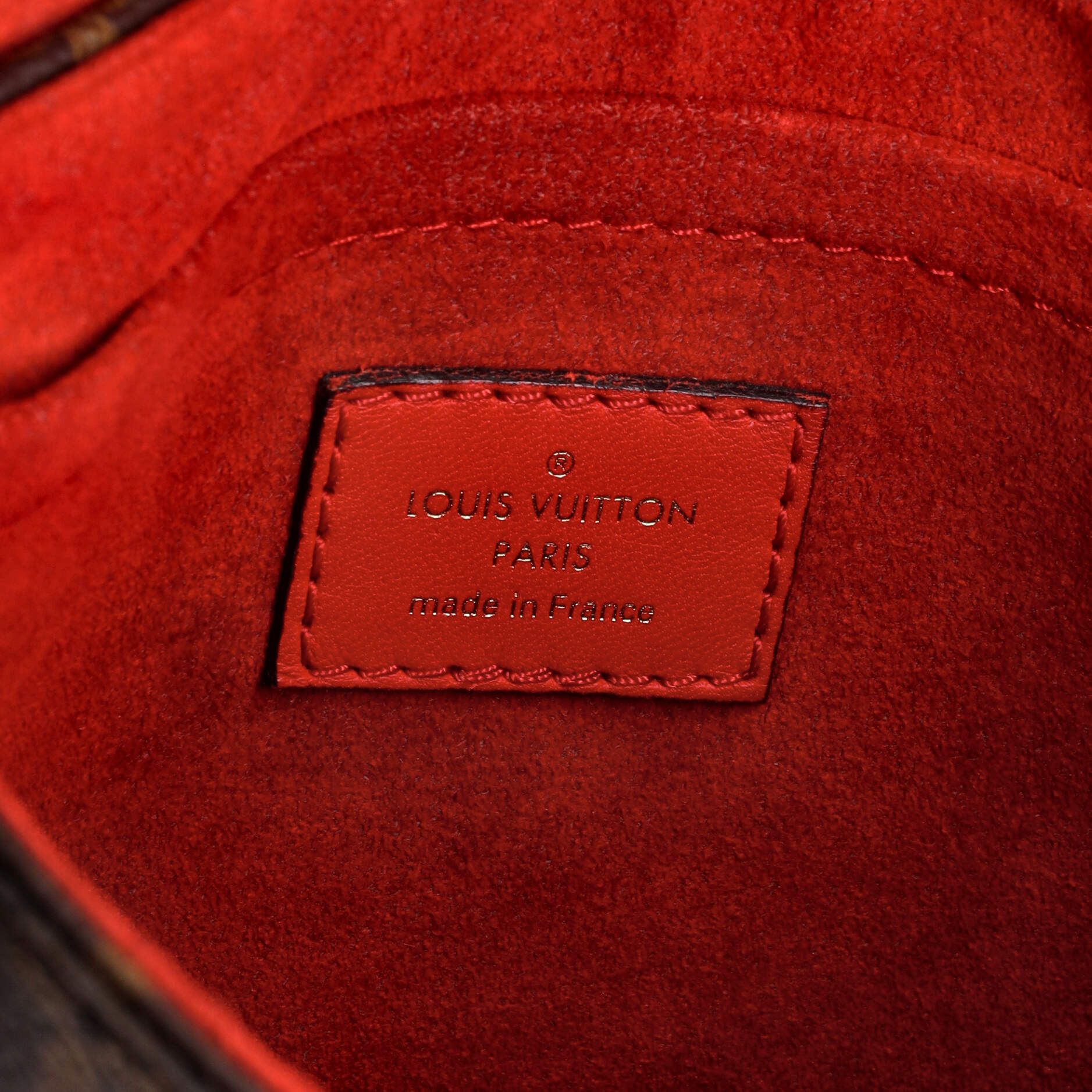 Louis Vuitton Locky Handbag Monogram Canvas With Leather Bb