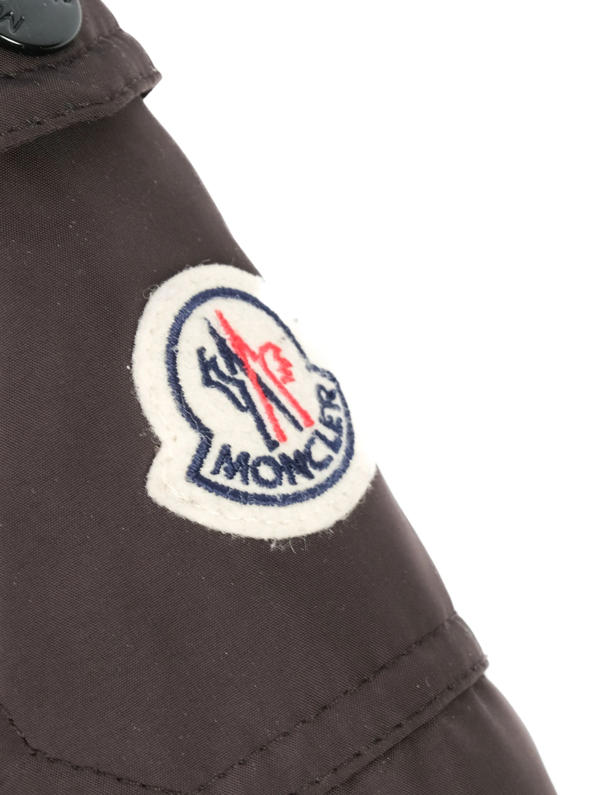 Perfect Moncler Kids Black Winter Parka with Fur Trim, Size 14